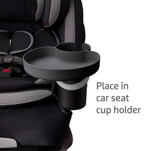 Munchkin® Car Seat Tray for Kids Travel with Cup Holder, Grey