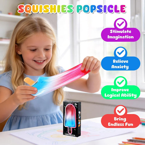 Popsicle Squishy Sugar Ice Cream Squishies Squeeze Toys