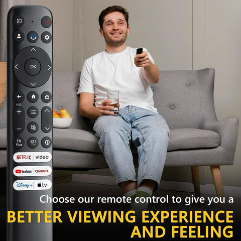 Replacement for TCL-Google Smart TV Remote Control RC813