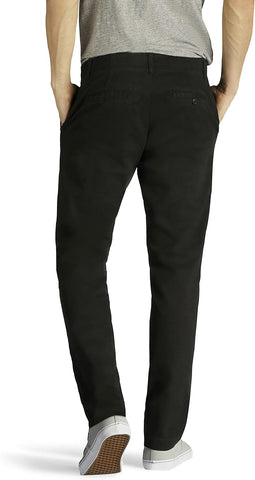 Lee Men's Extreme Motion Flat Front Slim Straight Pant