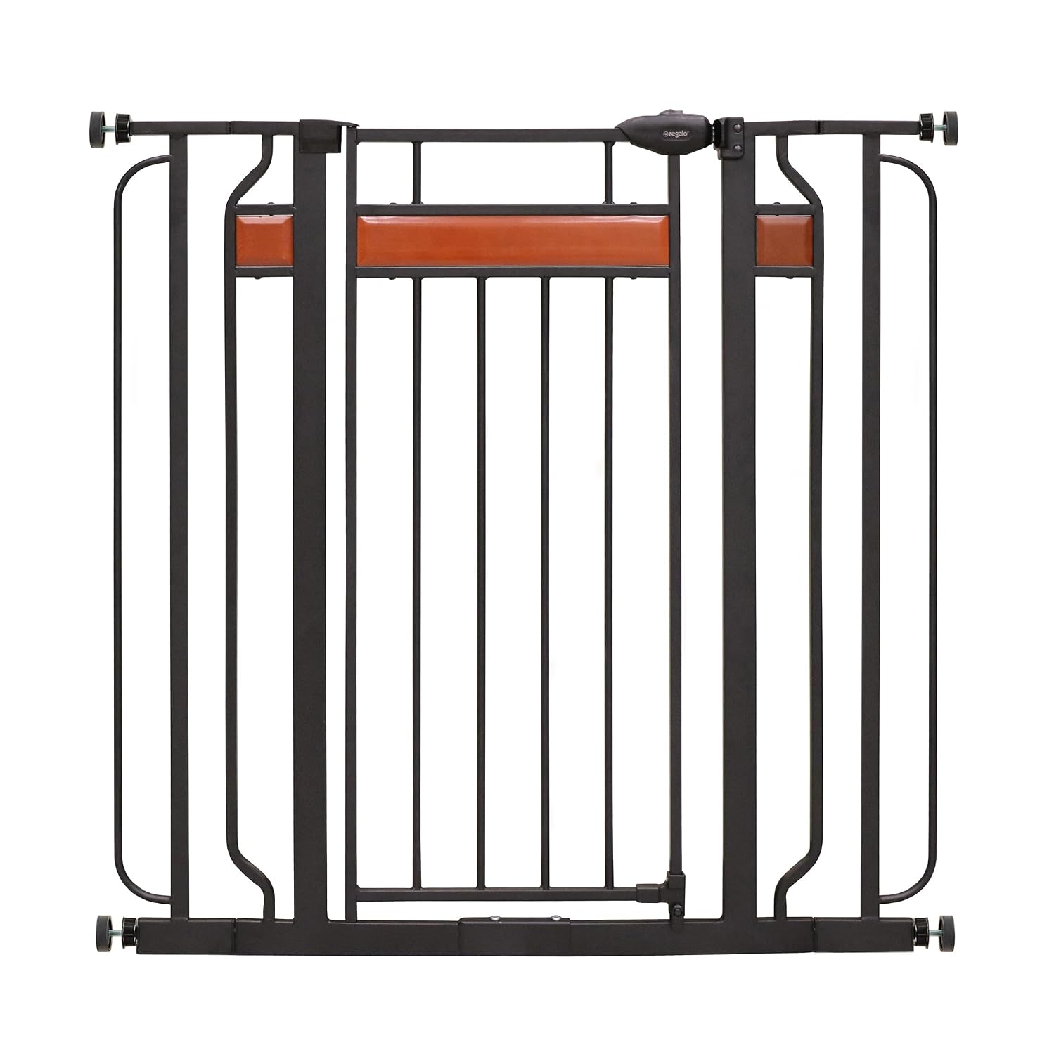 Regalo Safety 37" Extra Tall Baby Gate, Bottom of Stairs & Doorways