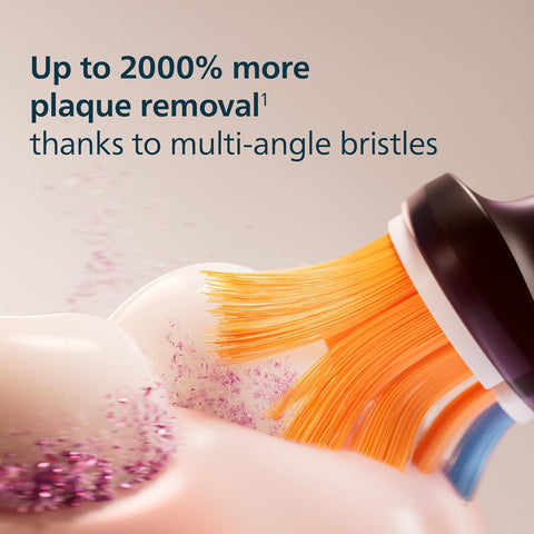 Philips Sonicare A3 All-in-One Brush Heads, 2-Pack, 6 Month Supply, Black