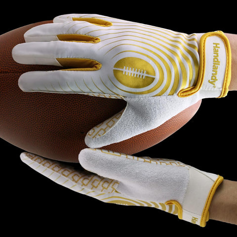 HANDLANDY Youth Football Gloves, Kids Sticky Receiver Gloves,Super Grip Football Glove Best Gift for Boys,Girls