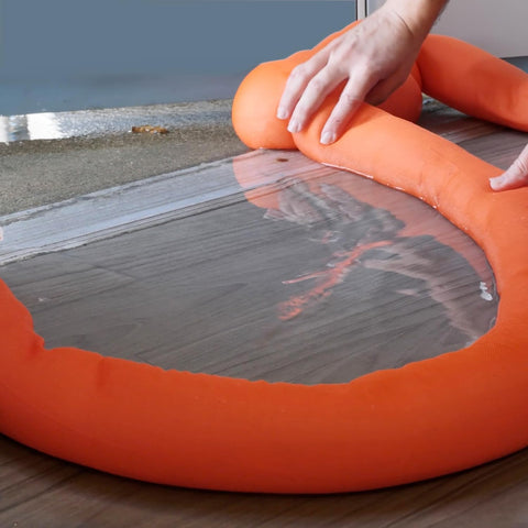 Quick Dam 4ft Indoor Water Dam Flood Barrier, Orange, 30 Pack