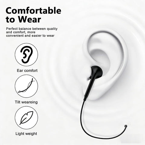 [Apple MFi Certified] USB C Headphones for iPhone 17 16 15 Pro Max 2 Pack