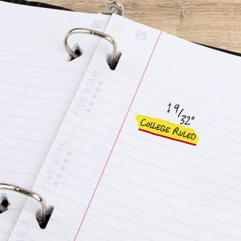 Five Star Loose Leaf Paper + Study App, College Ruled Filler Notebook Paper, Reinforced, Fights Ink Bleed, 8-1/2" x 11", 80 Sheets (170102)