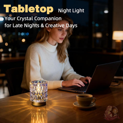 Battery Operated Table Lamp Timer, Small Cordless Lamps Decorative, Pearl