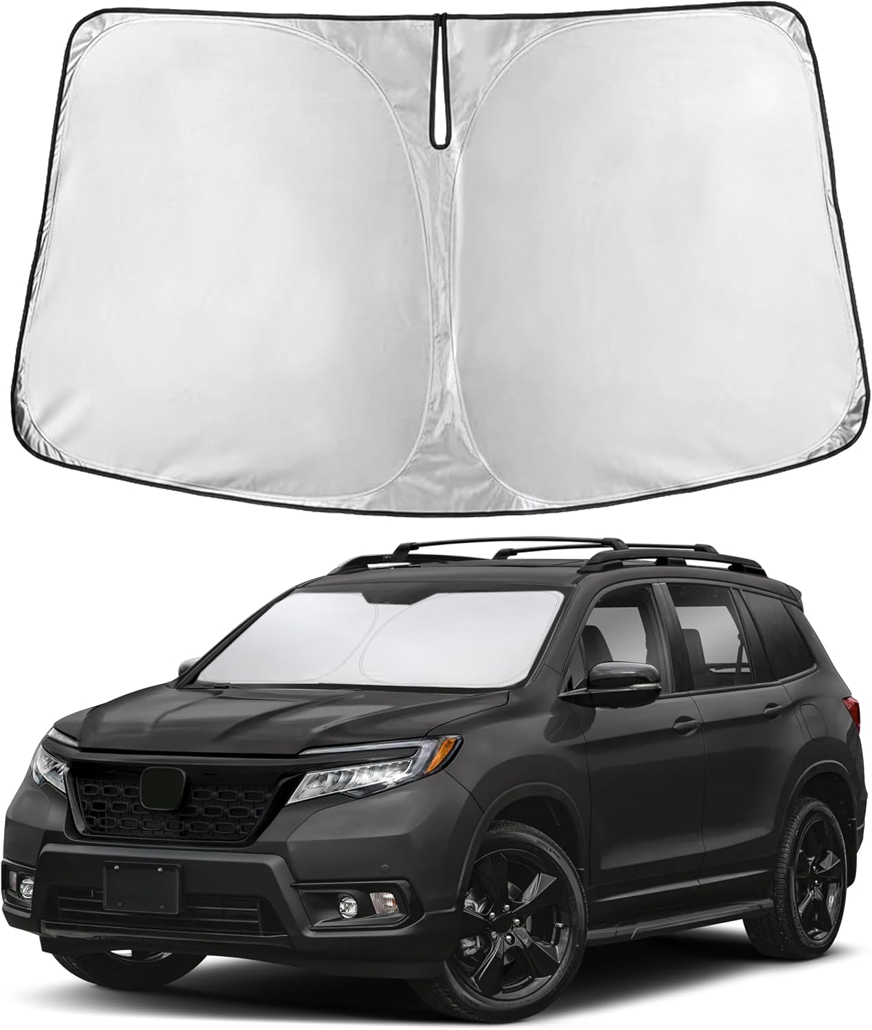 EcoNour Windshield Sunshade Compatible for Honda Passport 2019-2025 2026