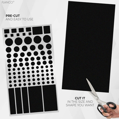 FLANCCI LED Light Blocking Stickers, Light Dimming Stickers, (2 Sheets) Dimming Sheets (4 Sheets 80%)
