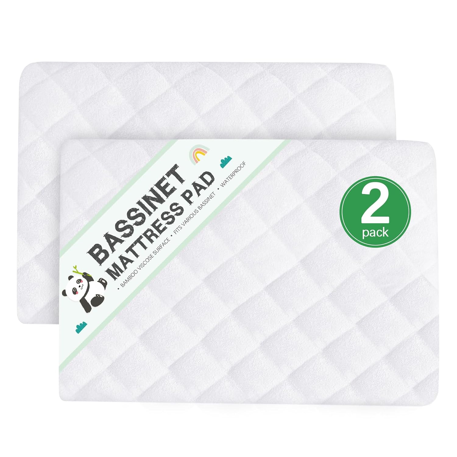 Waterproof Bassinet Mattress Protector, Fit for 19x27 Graco My View 4 in 1