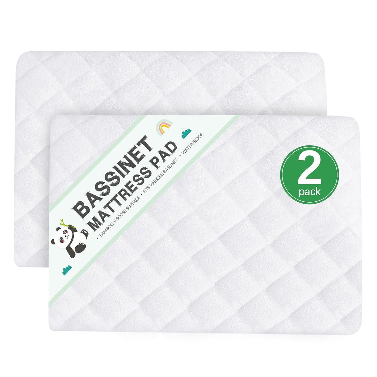 Waterproof Bassinet Mattress Protector, Fit for 19x27 Graco My View 4 in 1