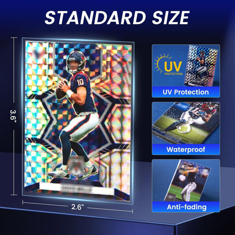 600ct Clear Card Sleeves for Trading Cards, Baseball Sports Soft Sleeves