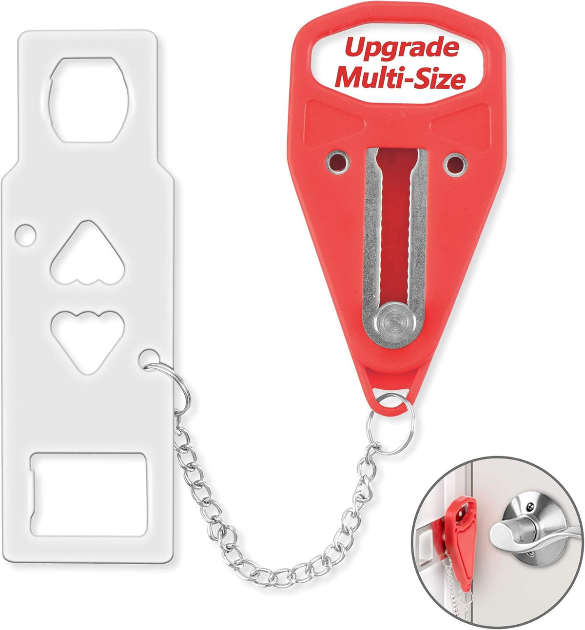 AceMining Portable Door Lock, Hotel Travel Door Lock Security for Home