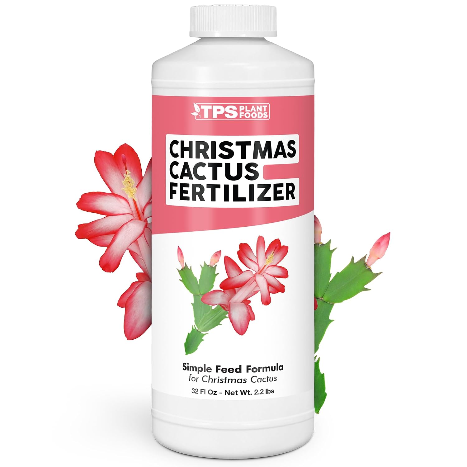Christmas Cactus Fertilizer - Liquid Plant Food for More Blooms, 32 oz
