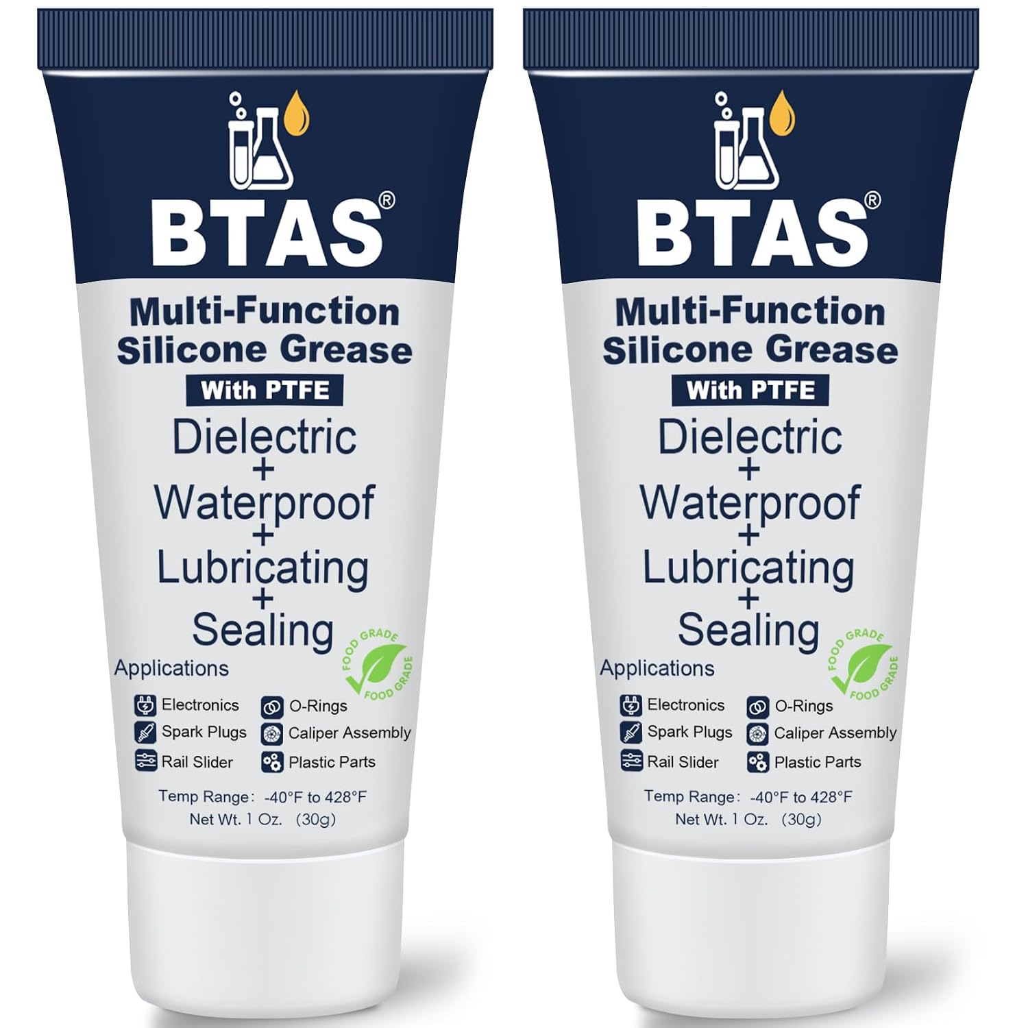 BTAS Electrical Dialectical Grease for Spark Plug,Battery Terminal 1oz 2Pcs