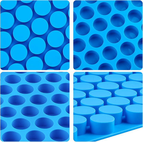 JOERSH Round Candy Molds, 220 Cavities, 4Pcs