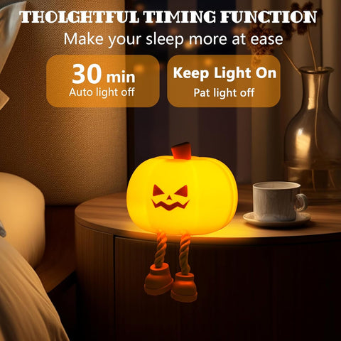 Pumpkin Night Light Official Licensed Genuine Halloween Lamp Decor Gifts