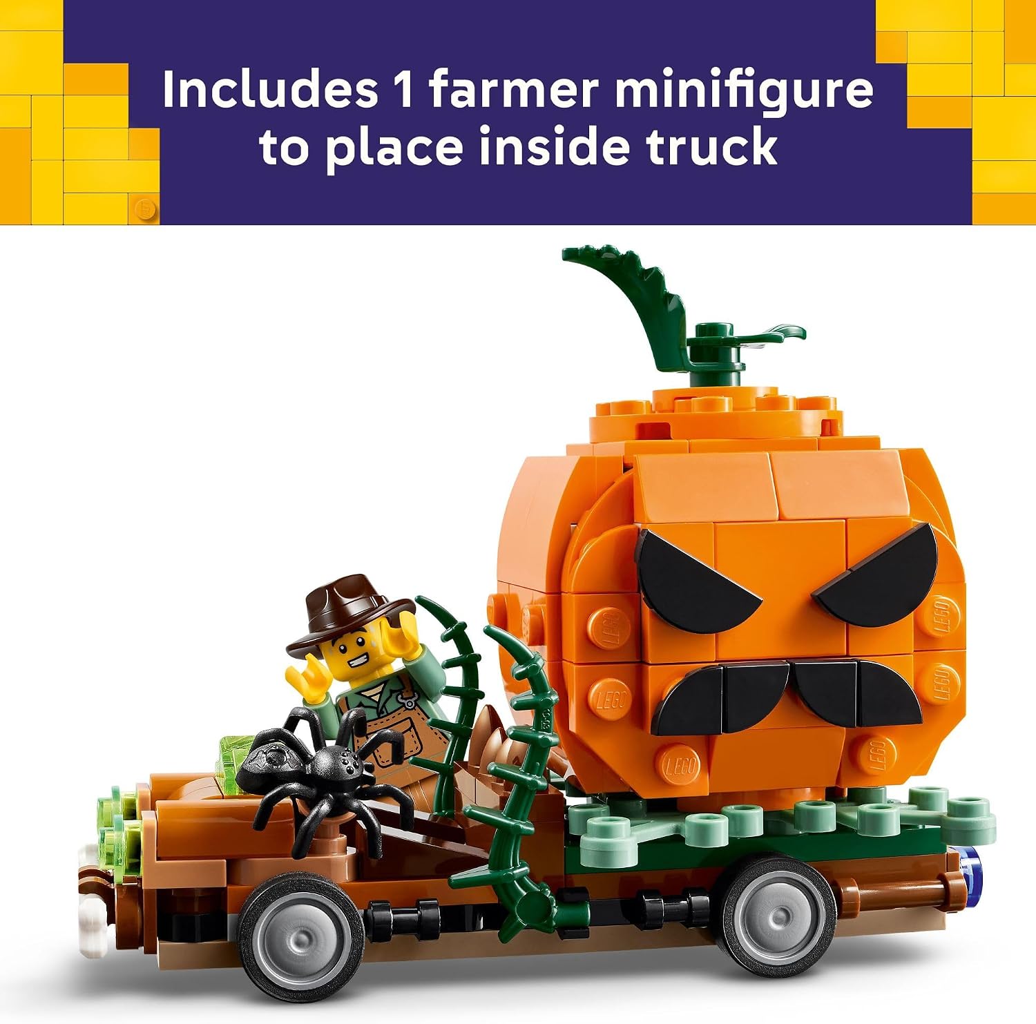 LEGO Jack-O'-Lantern Pickup Truck 40822