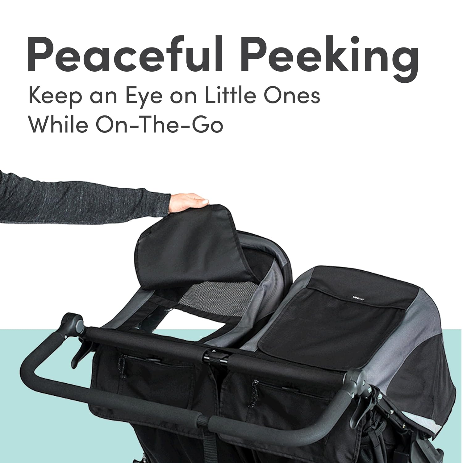 BOB Gear Revolution Flex 3.0 Duallie Jogging Stroller — Graphite Black