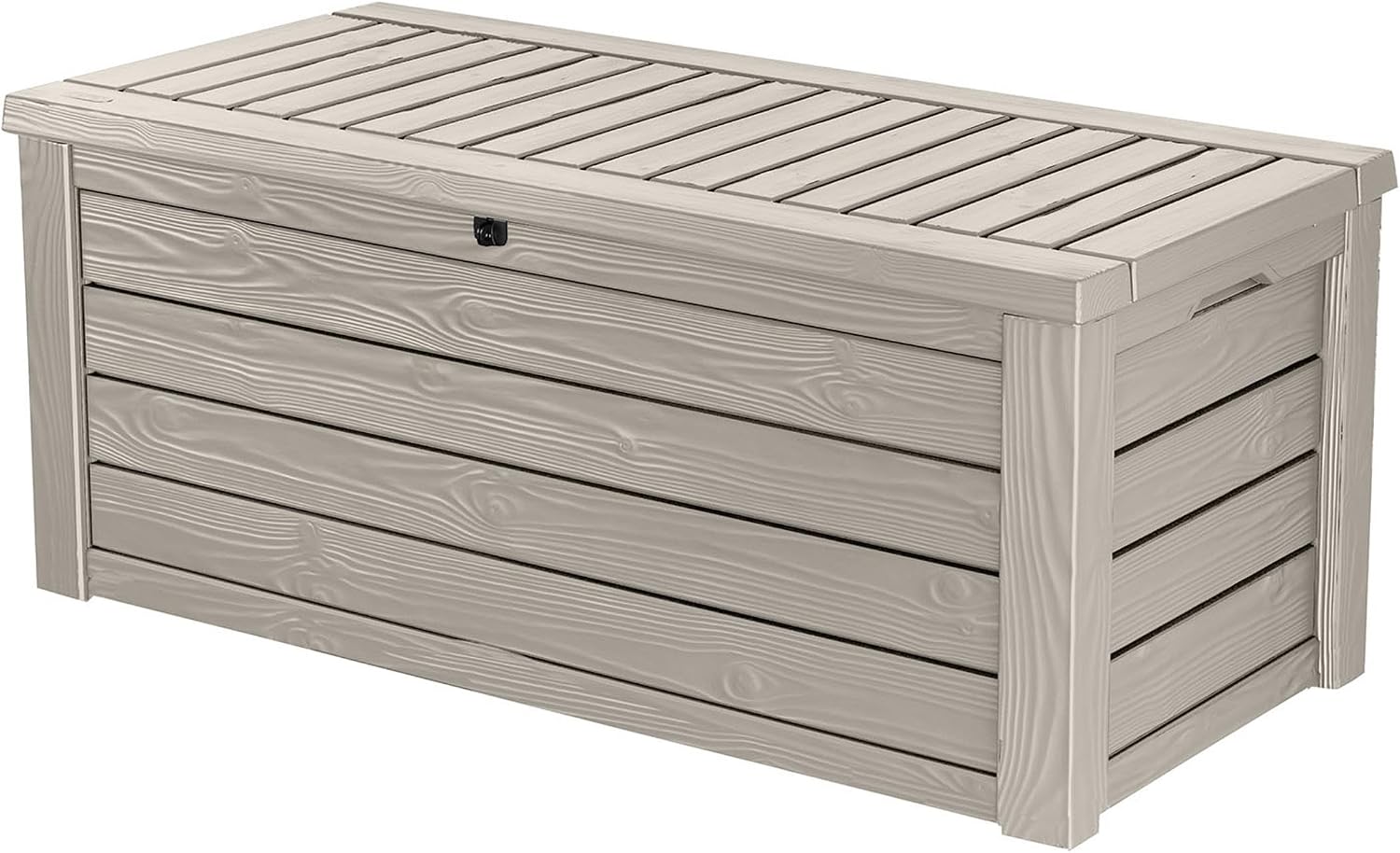 Keter Westwood 150 Gal Outdoor Storage Box for Patio and Pool Accessories