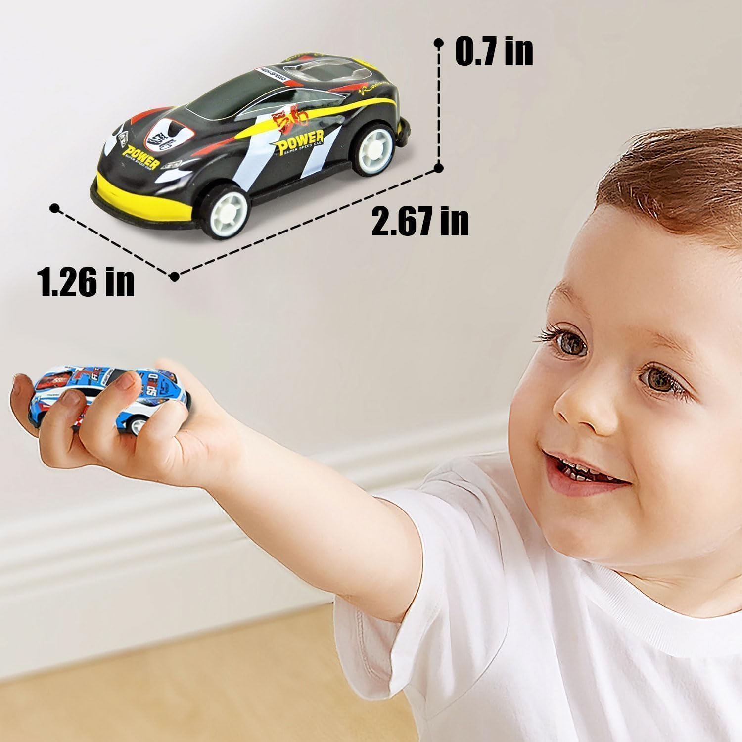 Vileafy 30 Toy Cars for Kids, Mini Race Car Party Favors & Classroom Prizes