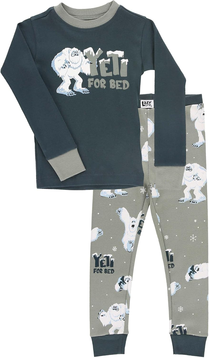 Lazy One Warm Long-Sleeve PJ Sets for Girls and Boys