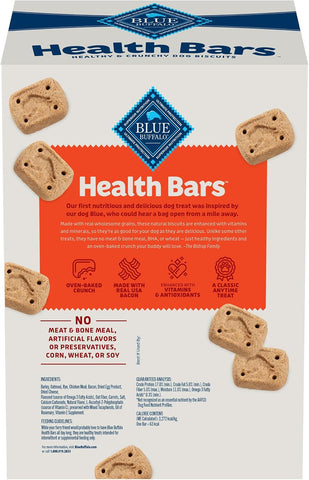 Blue Buffalo Health Bars Bacon Egg & Cheese Mini Dog Biscuits, 2 lb