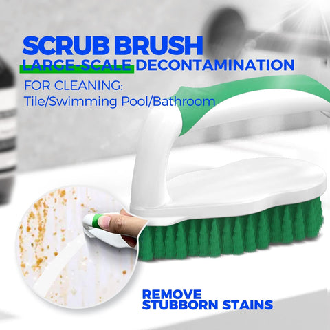 Holikme 7 Pack Cleaning Brush Scrub Brush Kitchen Brush for Floor,Green