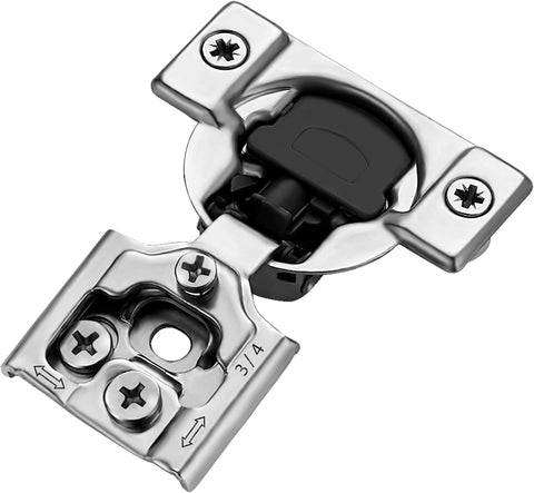 Soft Close Hinges for Kitchen Cabinet Hinges, 1-3/8 Inch Overlay, 10 Pack