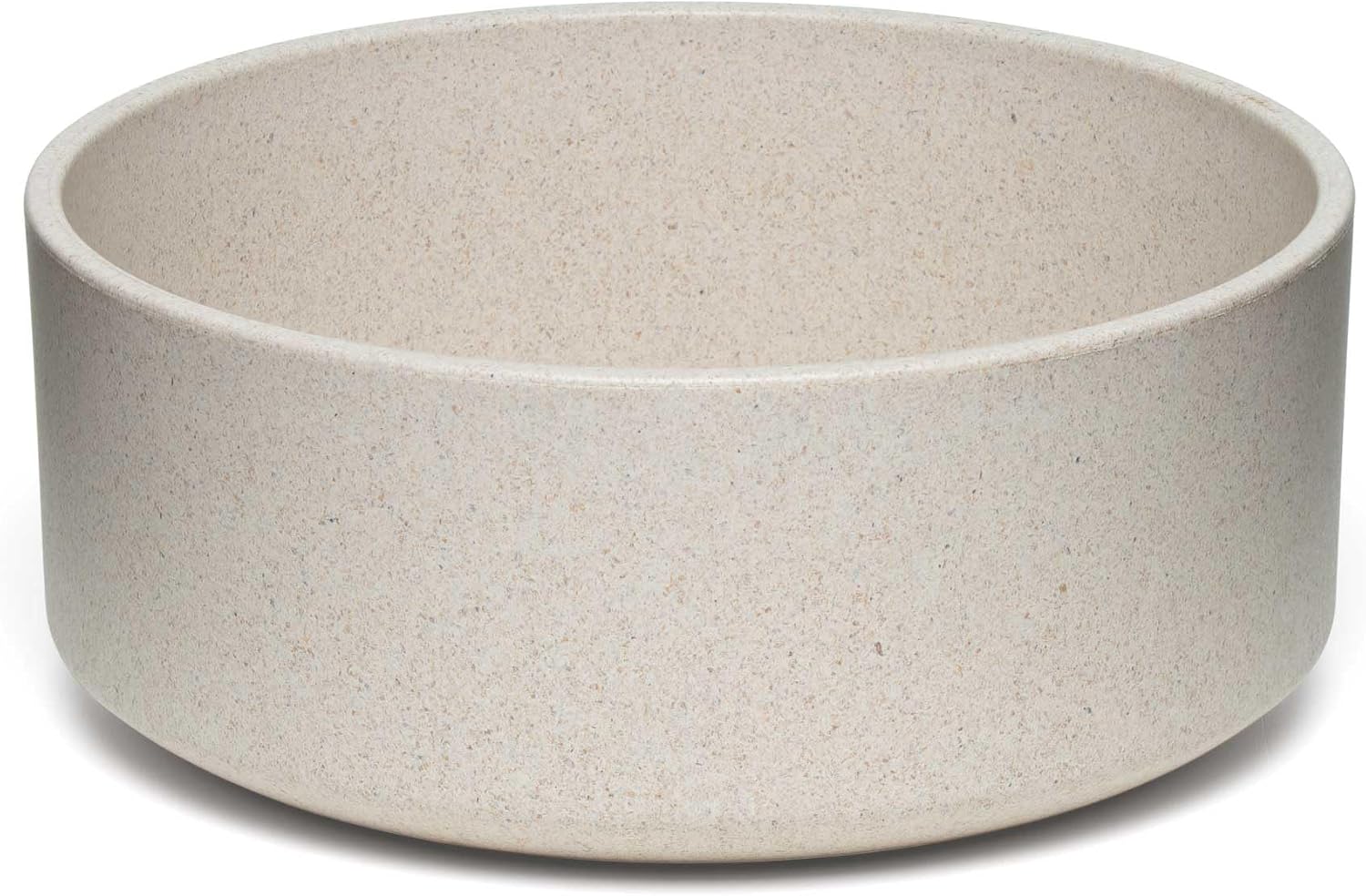 Loving Pets - Dolce Bamboo - Eco-Friendly Pet Bowls & Dishes for Dog, Cats, Puppy Food and Water Dish -Sustainable and Dishwasher Safe, Made with Real Bamboo (Medium, Oat-Beige)
