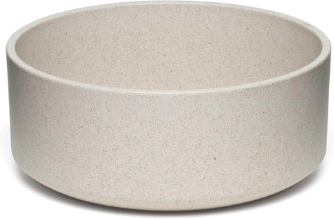 Loving Pets - Dolce Bamboo - Eco-Friendly Pet Bowls & Dishes for Dog, Cats, Puppy Food and Water Dish -Sustainable and Dishwasher Safe, Made with Real Bamboo (Medium, Oat-Beige)