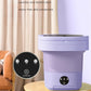 Portable washing machine,Mini Washer,11L upgraded large capacity foldable Washer.Deep cleaning of underwear, baby clothes and other small clothes.Suitable for apartments, dormitories, hotels.(Purple)