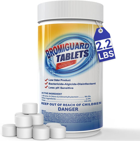 Bromine Tablets for SPA Hot Tub 2.2LB Brominating Tablets Booster