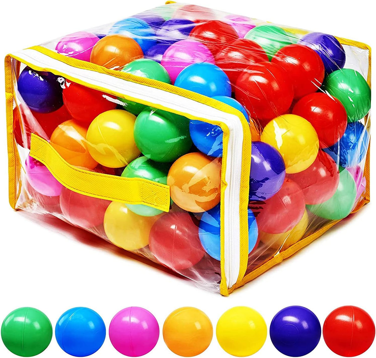 Hovenlay Ball Pit Balls, Plastic Toy Balls for Babies, Toddlers and Kids