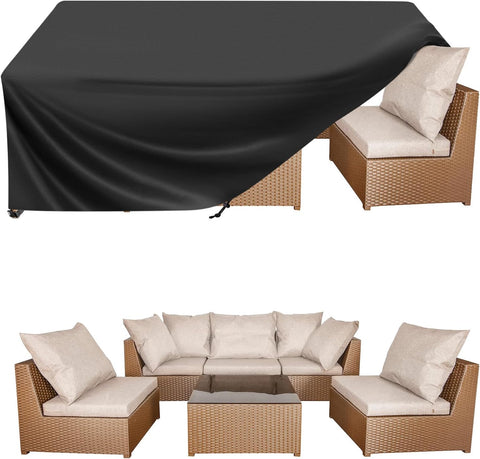 BALEINE Patio Furniture Covers Waterproof, Heavy Duty Outdoor Table Cover