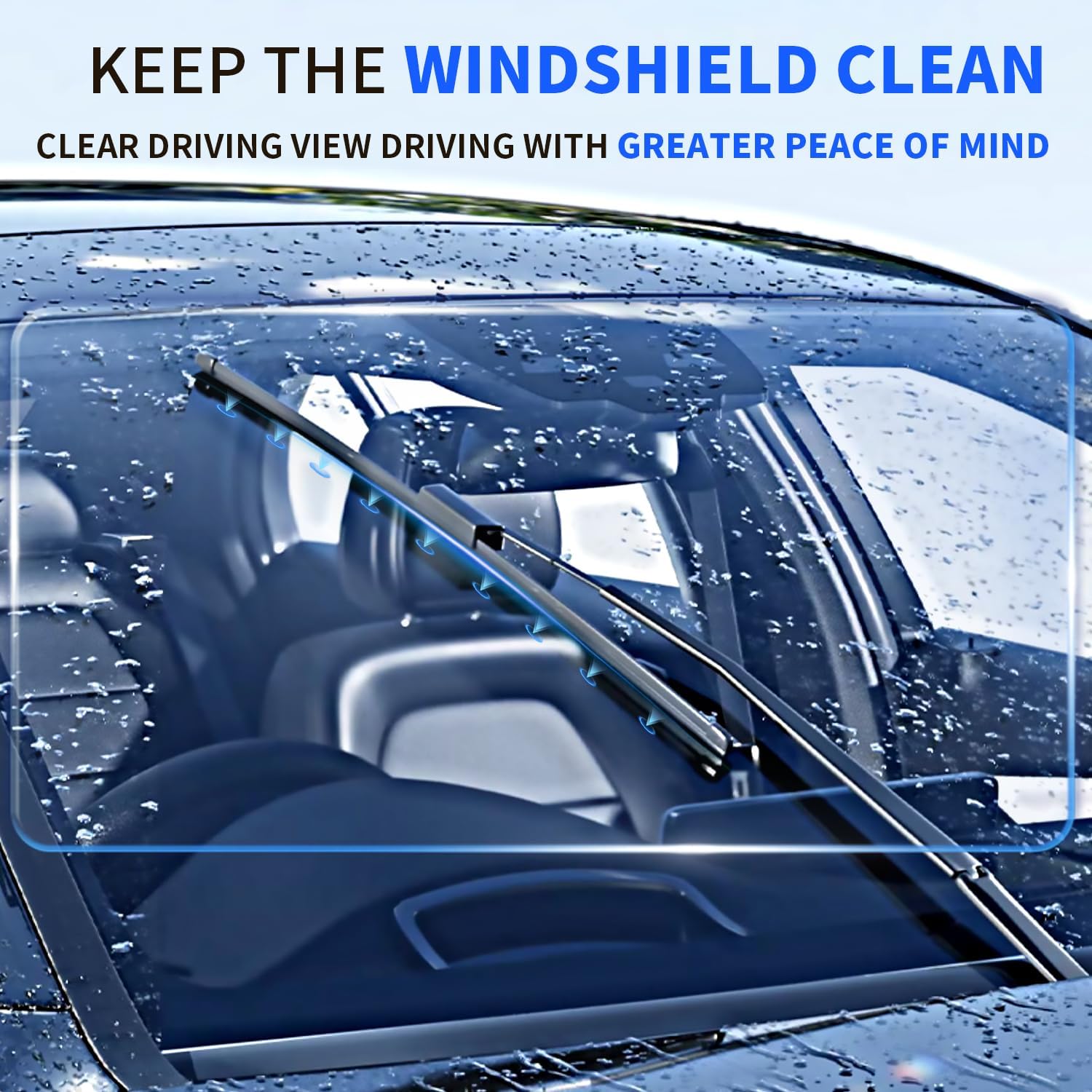 Wiper Blades, 22"/21"/11" Windshield Wipers Set,Compatible with 2014-2021 Jeep Grand Cherokee,Front and Back Automotive Replacement Windshield Wiper blades(Pack of 3)