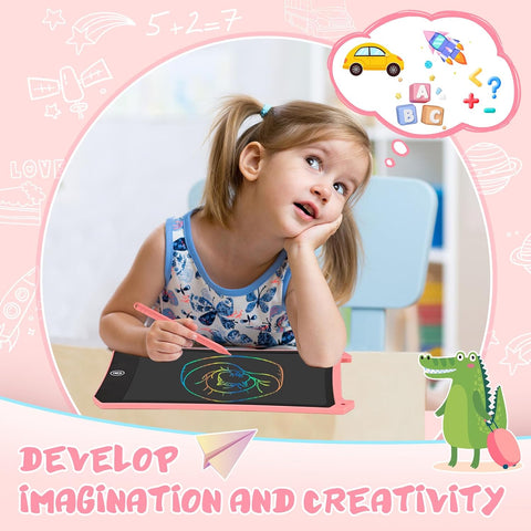 EooCoo Kids LCD Writing Tablet, Mess Free Coloring Books, Travel Toys