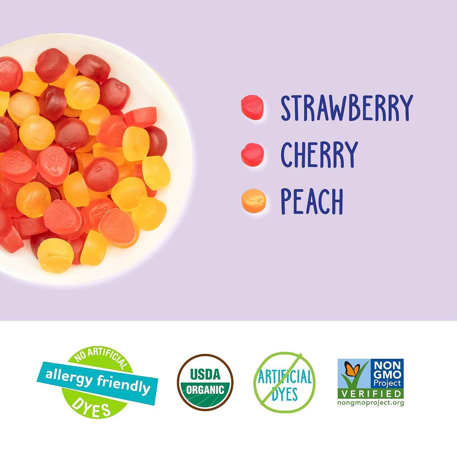 YumEarth Organic Assorted Flavor Fruit Snacks, 0.7oz (Pack of 35) | Snack Packs, Allergy Friendly, Gluten Free, Non-GMO, Vegan, Dye Free