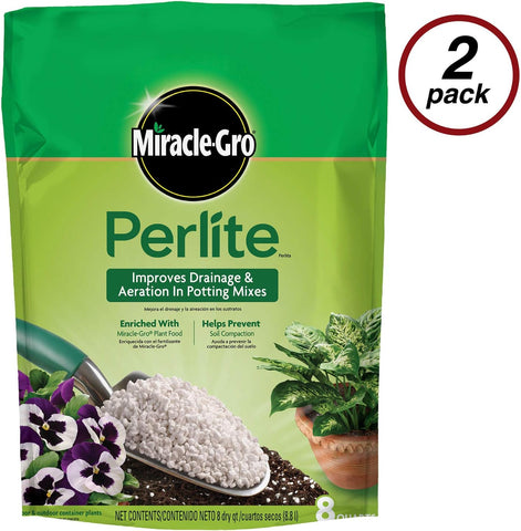 Miracle-Gro Perlite, 8 qt. (2-Pack)