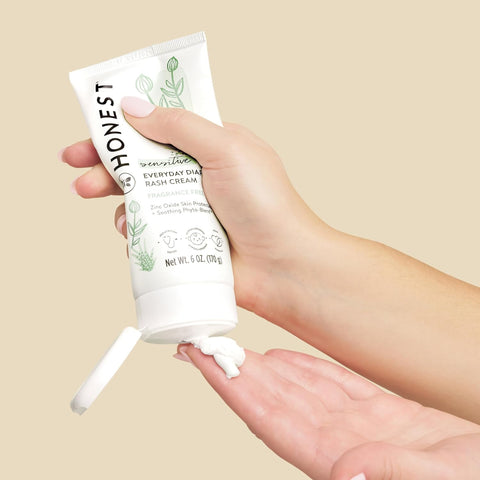 The Honest Company Diaper Rash Cream, Hypoallergenic, Cruelty-Free, 2.5 oz