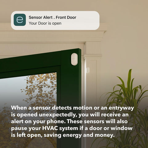 ecobee Comfort & Security Bundle 1-Year Smart Security Plus Subscription