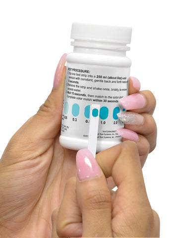 Industrial Test Systems Sensafe 481015 Peroxide Test Strip, Low Range, 50 Seconds Test Time, 0.05-4 ppm Range (Bottle of 50)