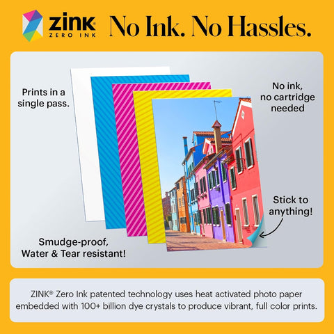KODAK Step Instant Smartphone Photo Printer, Portable Mini Color Wireless Mobile Printer, Zink 2x3” (5.1x7.5 cm) Sticky-Back Photos, Bluetooth Compatible with iOS & Android Devices, Editing App, White