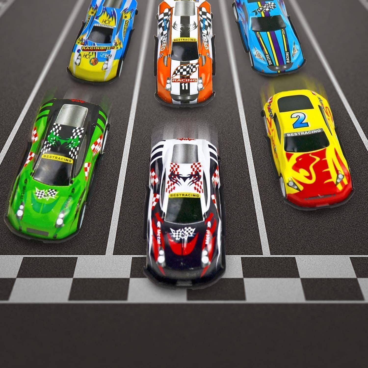 Vileafy 30 Toy Cars for Kids, Mini Race Car Party Favors & Classroom Prizes