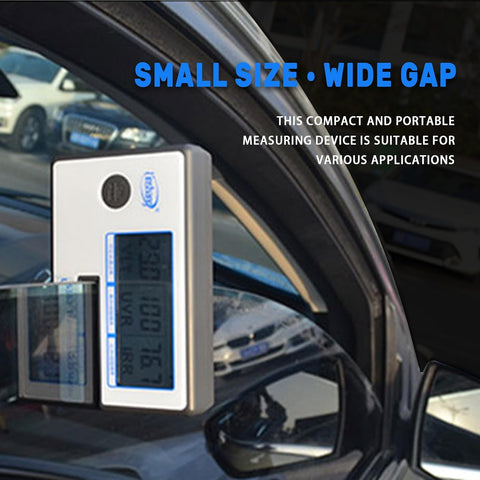 RockRose Portable Car Window Tint Meter Professional VLT/UVR/IRR Measurement for Auto Side Windows & Tint Films Instant Calibration & Data Lock for Pro Tint Installer Linshang Spectrum IR 950nm LS162