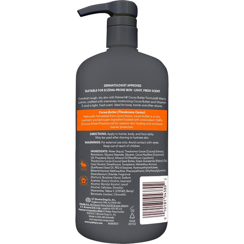 Palmer's Men's Face & Body Moisturizer, Cocoa Butter Formula (33.8 Oz)