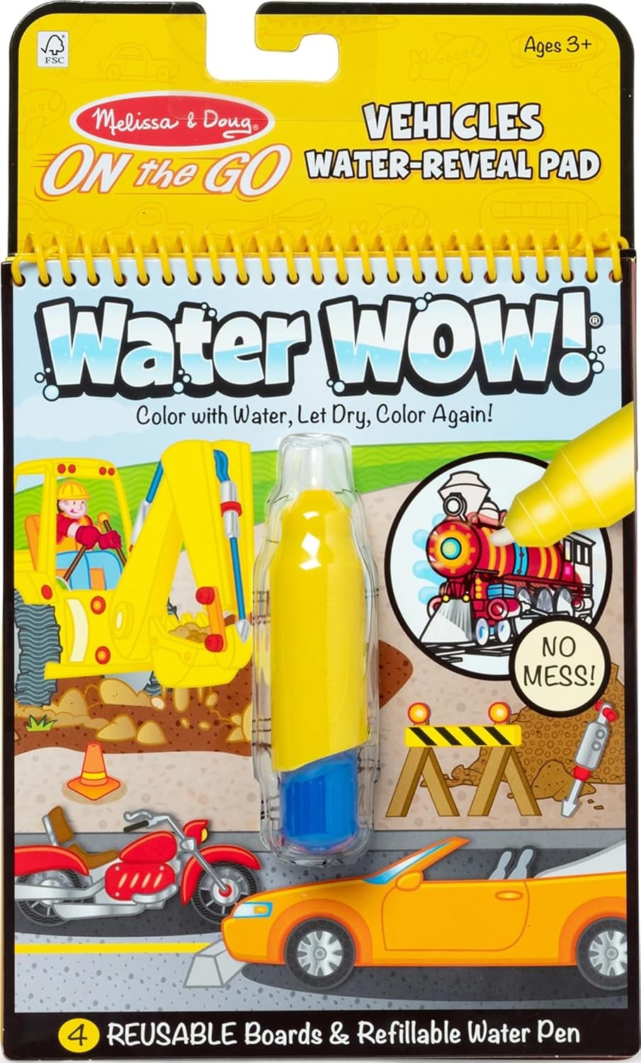Melissa & Doug, Pen Water Wow Vehicles
