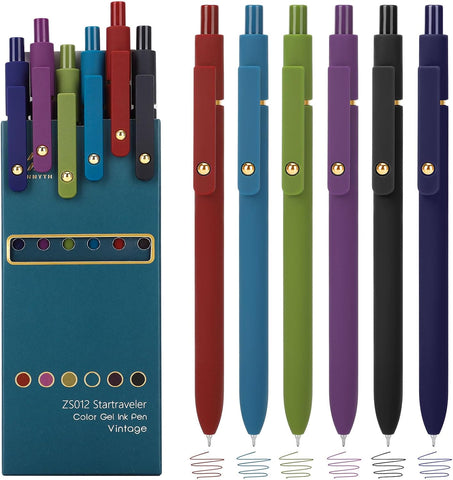Ddaowanx Colored Gel Pens,0.5mm Fine Point Smooth Writing Color Ink Pens