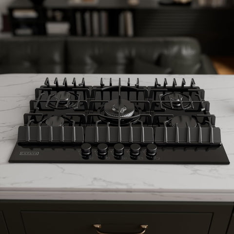 Empava 30 in. Gas Stove Cooktop 5 Italy Sabaf Sealed Burners