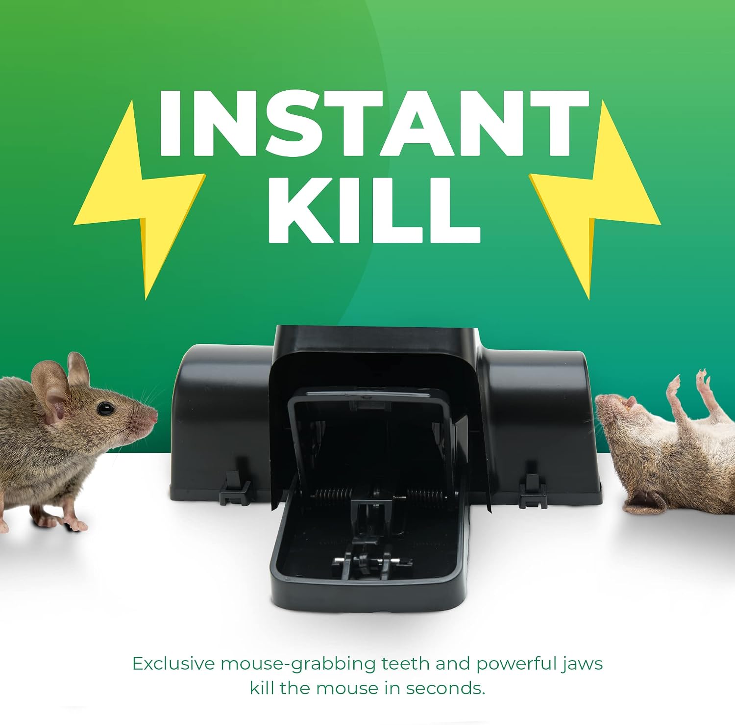 Rat Traps Indoor and Outdoor - Dual-Entry Large Rat Trap Outdoor and Indoor for Home, Garden and Restaurant with 99.9% Trap Rate | Easy to Use Rodent Traps with Safe Hands Free Design - UCatch